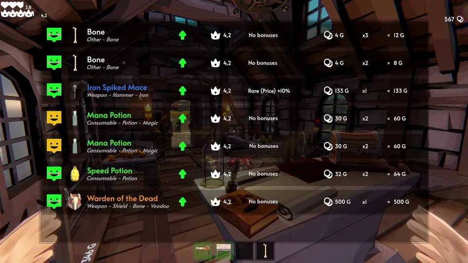 Deeper dungeon floor